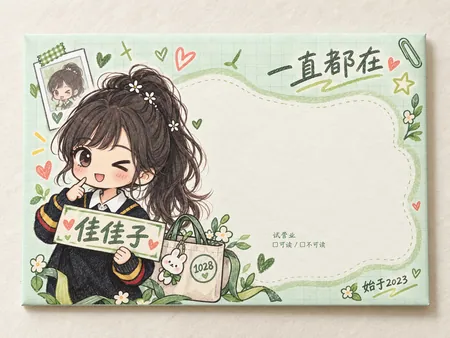 薄荷手帐 · 信封设计